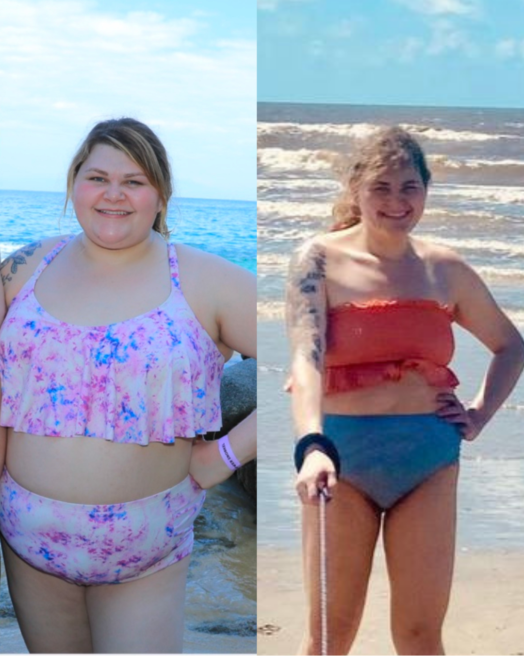 Brittany Adams APRN FNP-C before and after her own wellness transformation